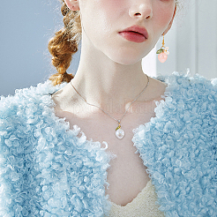 40шт 4 цвета имитация драгоценных камней акриловые подвески&nbsp;SACR-TA0001-22