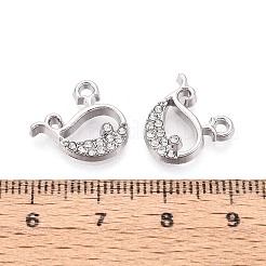 Подвески из сплава и хрусталя со стразами&nbsp;PALLOY-T095-02P