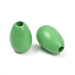 Спрей окрашены деревянные европейские бусины&nbsp;WOOD-F017-10E