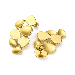 Серьги-гвоздики из нержавеющей стали 304 с ионным покрытием (IP)&nbsp;EJEW-K295-15G