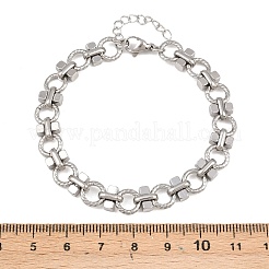 Браслеты-цепочки из нержавеющей стали 304 для женщин&nbsp;BJEW-H207-01F-P