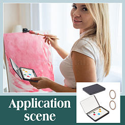 Железо акварельные краски жестяная коробка&nbsp;AJEW-WH0542-74