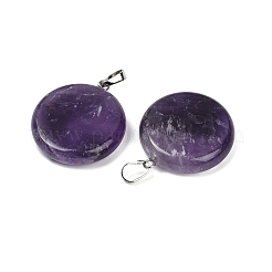 Подвески из натурального аметиста &nbsp;G-A259-04P-07