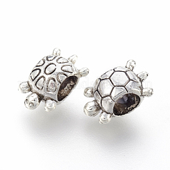 Европейские сплавочные бусины тибетского стиля &nbsp;PALLOY-F213-10AS