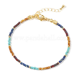 Браслеты из бусин из натуральной императорской яшмы и синтетической бирюзы для женщин&nbsp;CX4313