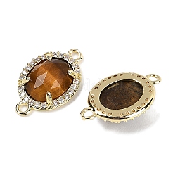 Натуральный тигровый глаз овальные граненые звенья&nbsp;G-B126-05G-05