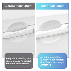 Ahademaker 2 комплект 2 стильных прозрачных защитных бампера из ПВХ для предотвращения столкновений&nbsp;DIY-GA0004-03