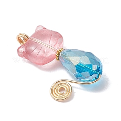 Подвески из гальванического стекла&nbsp;PALLOY-JF03996