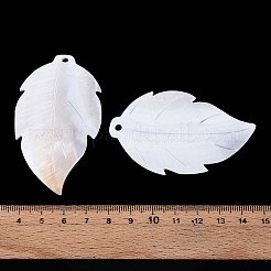 Большие подвески из натуральной пресноводной ракушки&nbsp;SHEL-T020-50