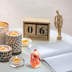 Украшение дисплея факела натурального красного агата&nbsp;DJEW-WH0038-49