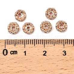 Латунные бусины разделители для поставки стразов&nbsp;X-RB-A014-L6mm-01RG-NF