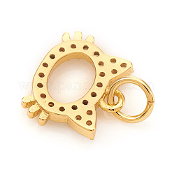 Латунные микро проложить кубического циркония подвески&nbsp;KK-I672-29G