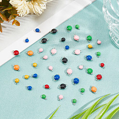 72 шт. 12 стиля ионного покрытия (IP) 304 эмалированные звенья/соединители и подвески из нержавеющей стали&nbsp;STAS-UN0032-11