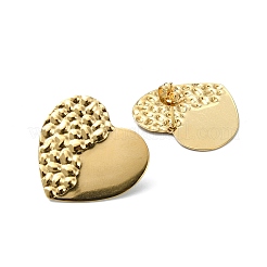 Серьги-гвоздики из нержавеющей стали 201 с ионным покрытием (IP)&nbsp;EJEW-K270-29G