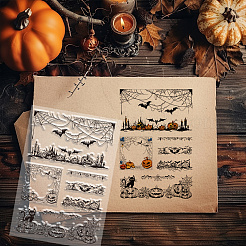 Прозрачные штампы из ПВХ с летней тематикой&nbsp;DIY-WH0631-0510