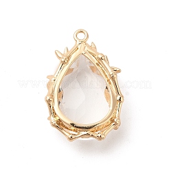 Латунь со стеклянными подвесками k9&nbsp;KK-B071-10G-01