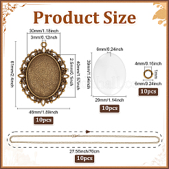 Наборы для изготовления ожерелий из сплава своими руками&nbsp;DIY-PH0031-60
