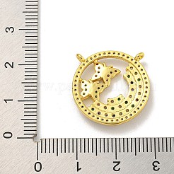 Стойки обшивки латунь микро проложить Циркон подвеску&nbsp;KK-C074-02G-04