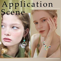 18шт 9 стиля светлые позолоченные подвески из сплава с эмалью&nbsp;ENAM-SC0004-29