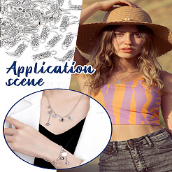 60 шт. Подвески из сплава в тибетском стиле&nbsp;FIND-LP0001-76AS