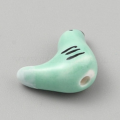 Фарфоровые бусины ручной работы&nbsp;PORC-TAC0012-01D