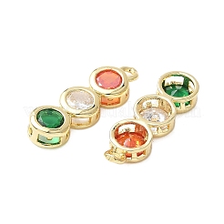 Латунные микро проложить кубического циркония подвески&nbsp;KK-D357-14G