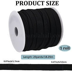 20 ярд полиэстеровых сменных шнурков&nbsp;AJEW-CY0001-93A