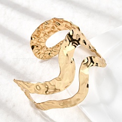 Браслеты-манжеты из нержавеющей стали 304&nbsp;BJEW-P368-11G