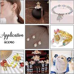 120 шт. многолепестковые латунные колпачки для бусин&nbsp;KK-PH0005-47