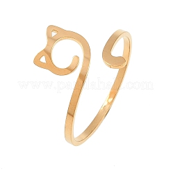 Открытые кольца манжеты из нержавеющей стали 304&nbsp;RJEW-Z131-01G