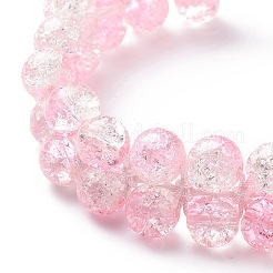 Блестящий круглый плетеный браслет из стеклянных бусин&nbsp;BJEW-JB08794-01