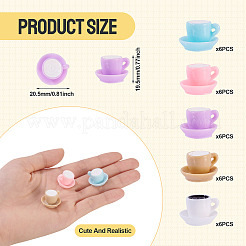 Кабошоны из непрозрачной смолы&nbsp;CRES-TA0001-60