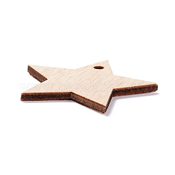 Луна и замок незаконченный деревянный кулон орнамент&nbsp;WOOD-M003-04