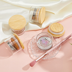 Стеклянная чашка для ногтей&nbsp;TOOL-WH0059-030