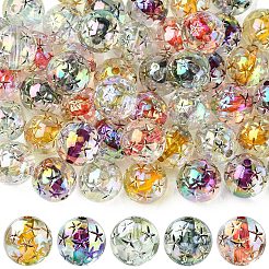 5 шт. Прозрачные акриловые бусины&nbsp;TACR-YW0003-29A