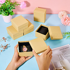 Прямоугольные бумажные подарочные коробки для ювелирных изделий&nbsp;CON-TAC0010-91G