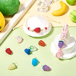 8 шт. 8 стиля подвески-коннекторы в виде винограда ручной работы в стиле лэмпворк&nbsp;PALLOY-TAC0156