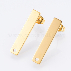 201 фурнитура для сережек-гвоздиков из нержавеющей стали&nbsp;X-STAS-Q231-05G