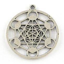 Сплавочные подвески тибетского стиля&nbsp;TIBEP-R348-39AS-RS