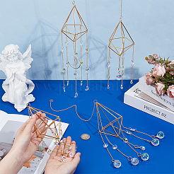 3 шт. латунные кабельные цепи подвесные украшения&nbsp;HJEW-OC00179