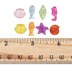 250шт 50г прозрачные акриловые бусины&nbsp;TACR-FP0001-04