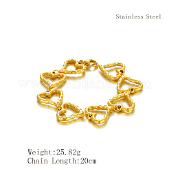 Стильные браслеты-цепочки из нержавеющей стали в форме сердца для женщин&nbsp;OP5600