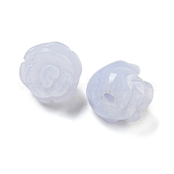 Резные бусины из натурального синего агата&nbsp;G-NH0001-10A