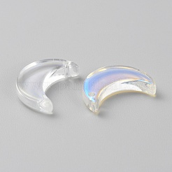 10шт прозрачные стеклянные подвески&nbsp;GLAA-WH0033-80A