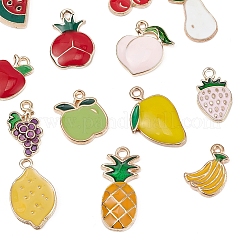 Подвески из сплава эмали 15шт 15 стиля&nbsp;ENAM-YW0001-84