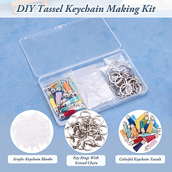 Набор для самостоятельного изготовления брелока с кисточками&nbsp;DIY-TA0009-41