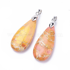 Натуральный регалит / имперская яшма / морские отложения яшмовые подвески&nbsp;G-L515-02B