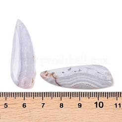 Натуральный голубой агат шнурка подвески&nbsp;G-K381-25