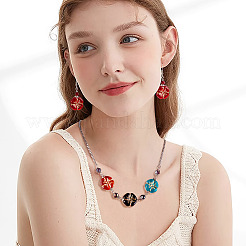 80шт 5 цвета прозрачные акриловые бусины&nbsp;MACR-TA0002-24