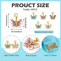 Подвесные украшения из сплава эмали&nbsp;HJEW-TAC0042